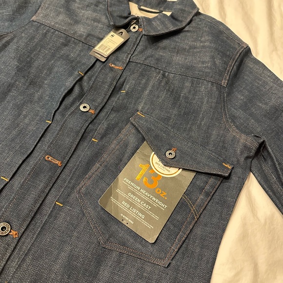 BNWT G Star Raw Mens Full Button Denim Jean Jacket Size XXL - Picture 8 of 13